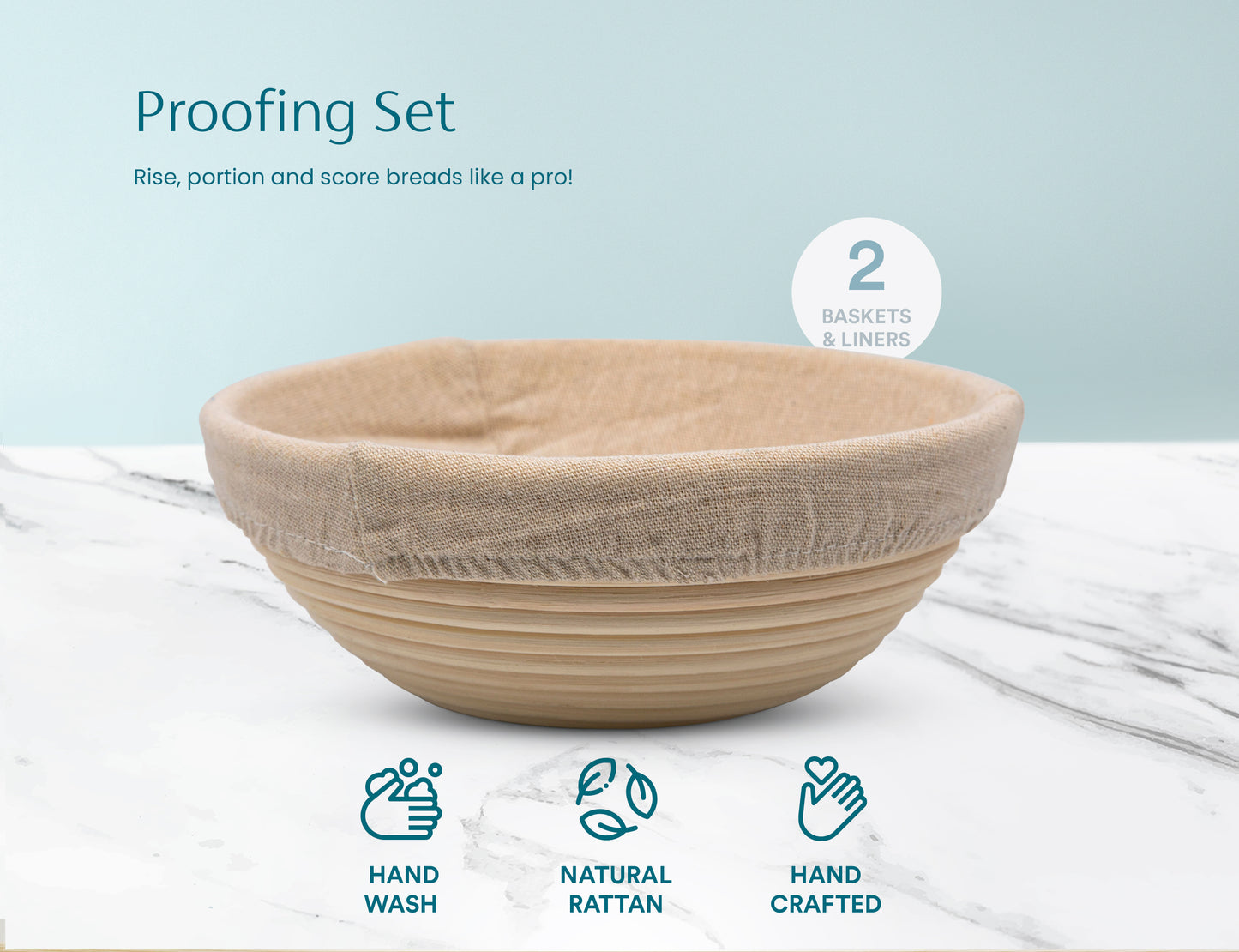 ROUND BREAD PROOFING SET