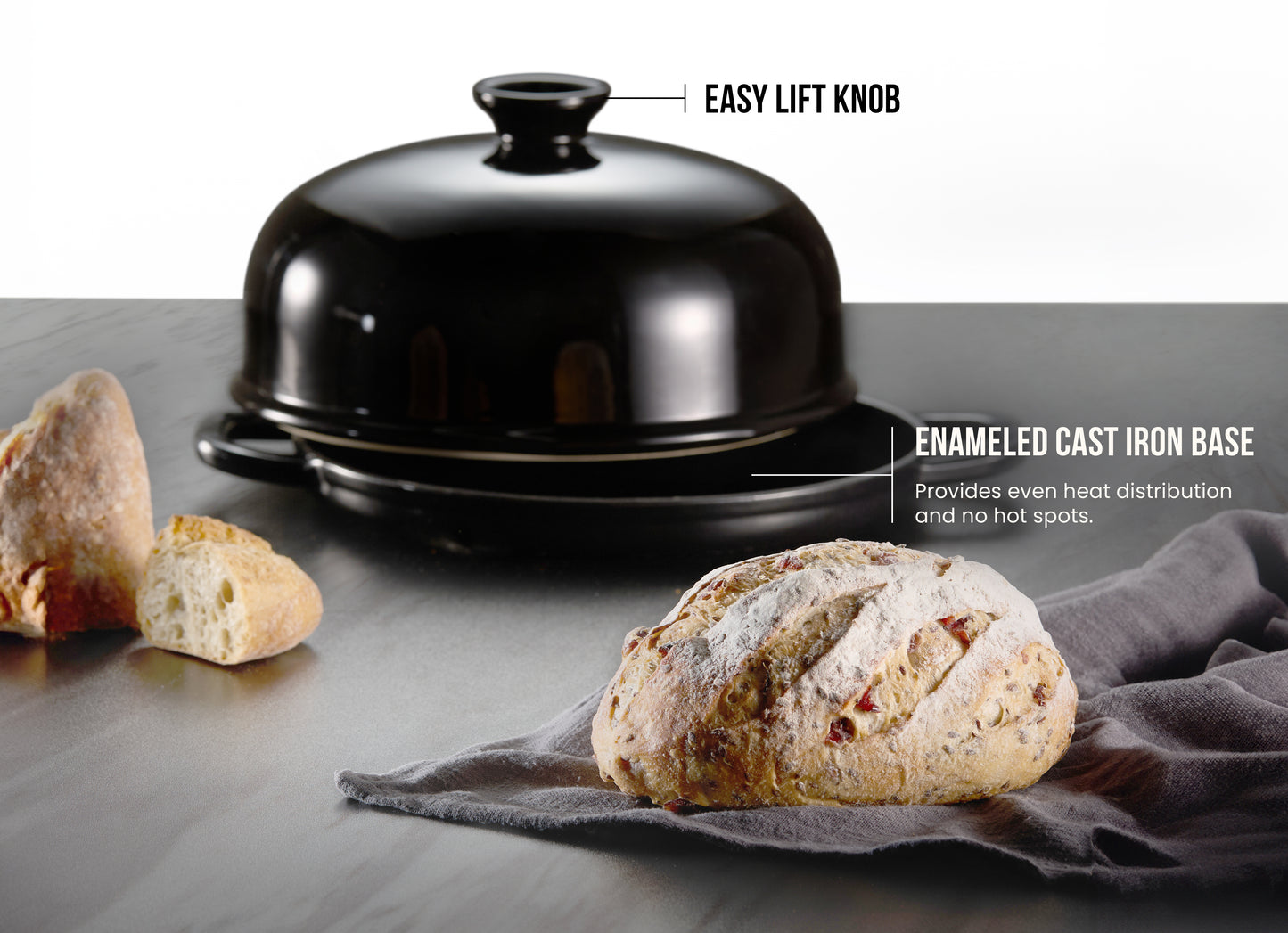 BREAD OVEN, BLACK