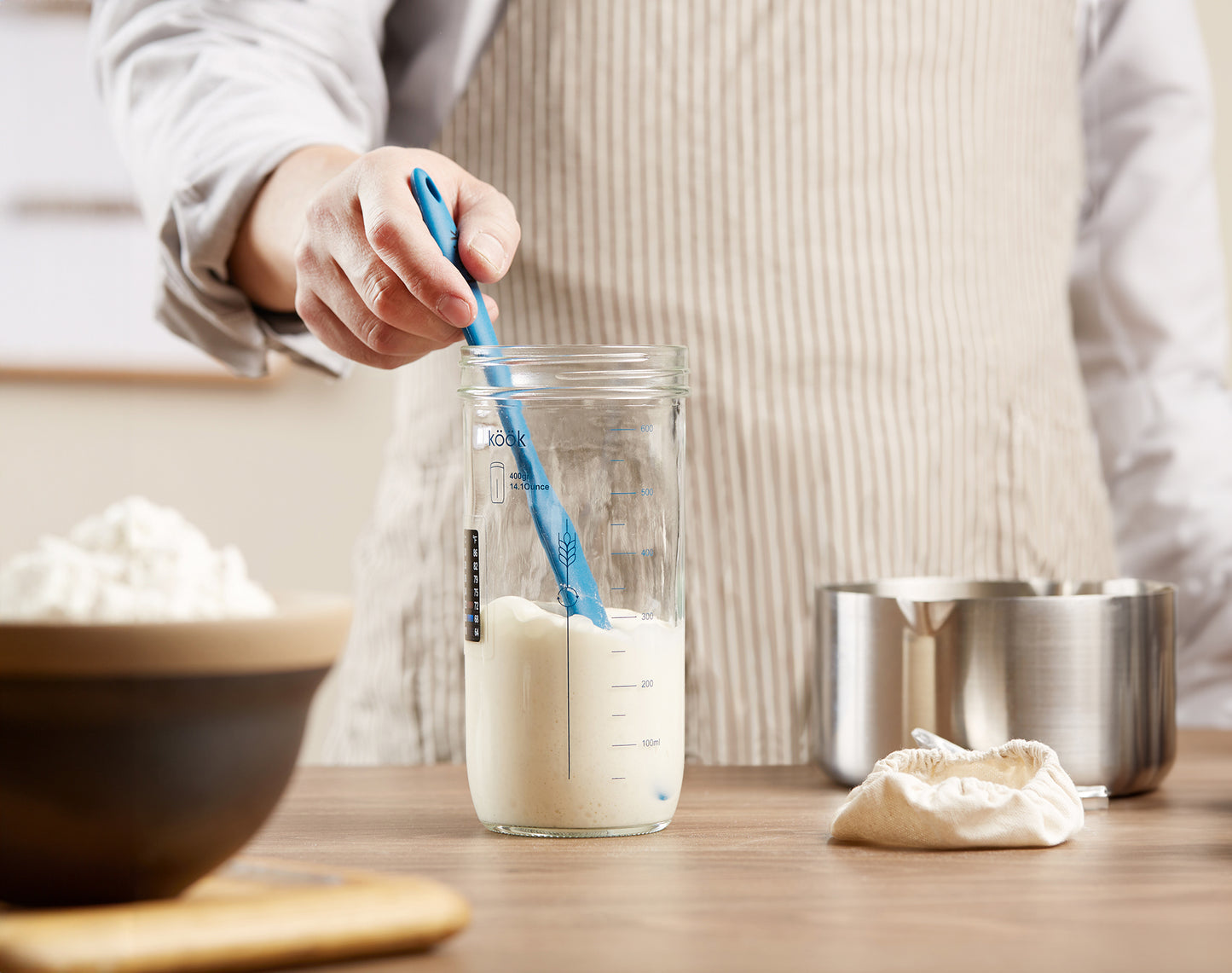 SOURDOUGH STARTER KIT, 24 OZ