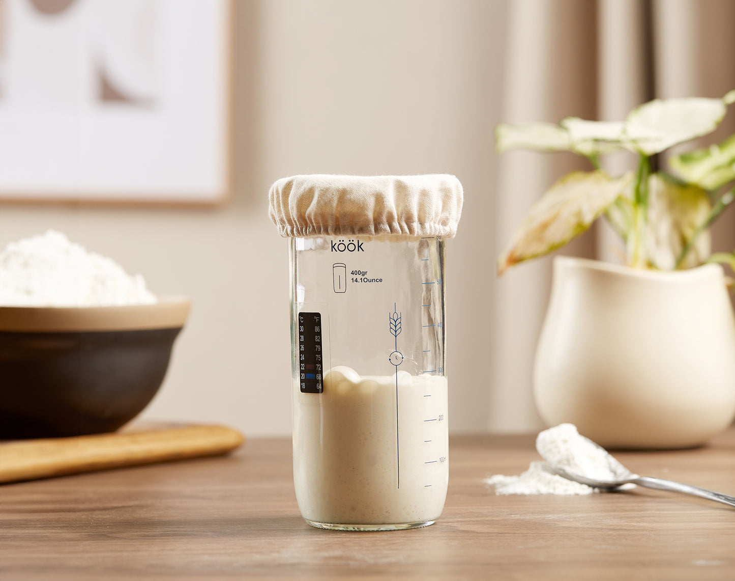 SOURDOUGH STARTER KIT, 24 OZ