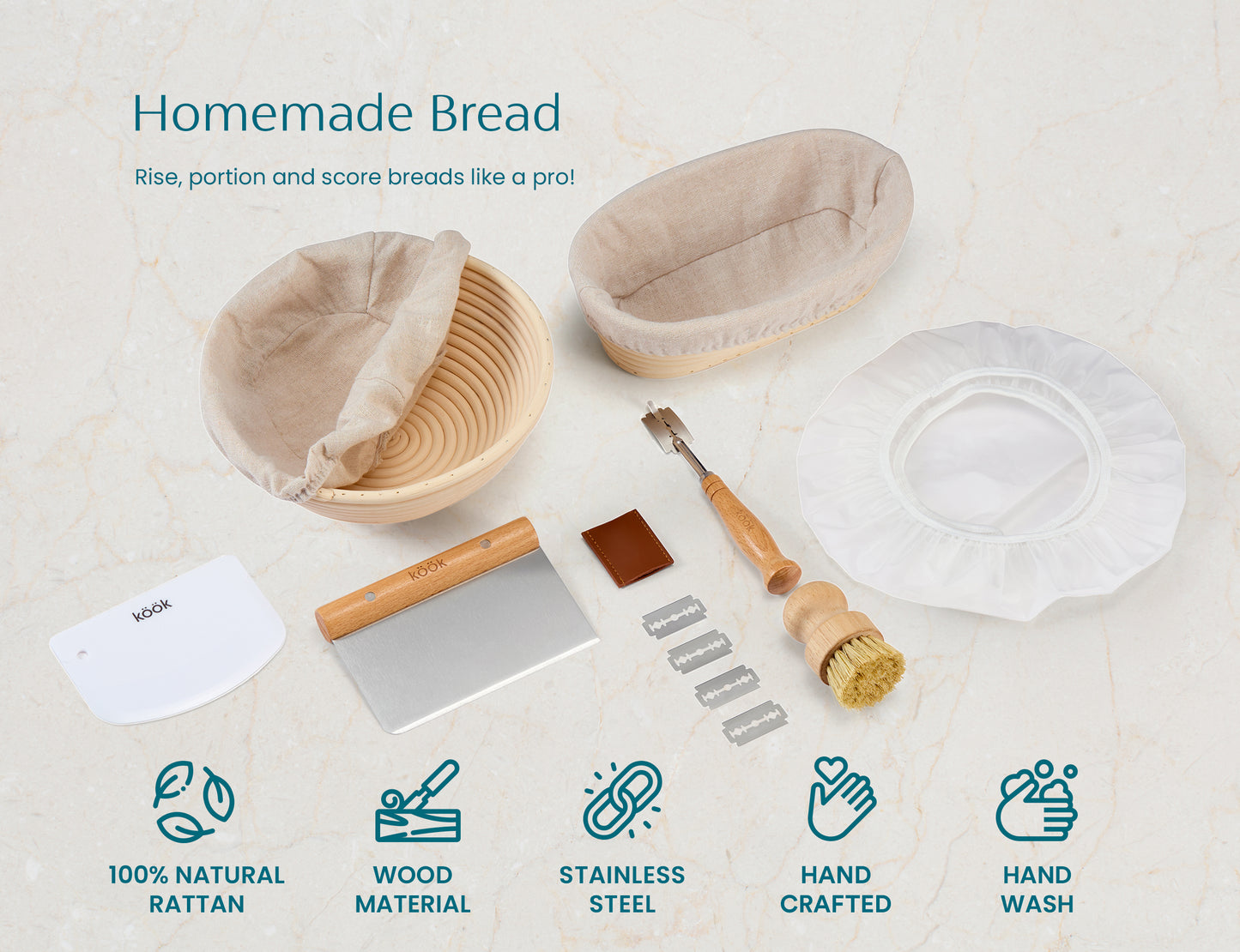 MIXED BREAD PROOFING SET